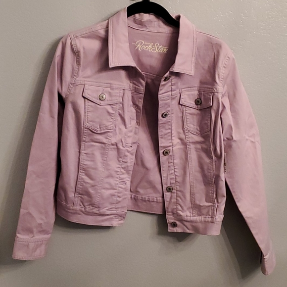 lavender jean jacket